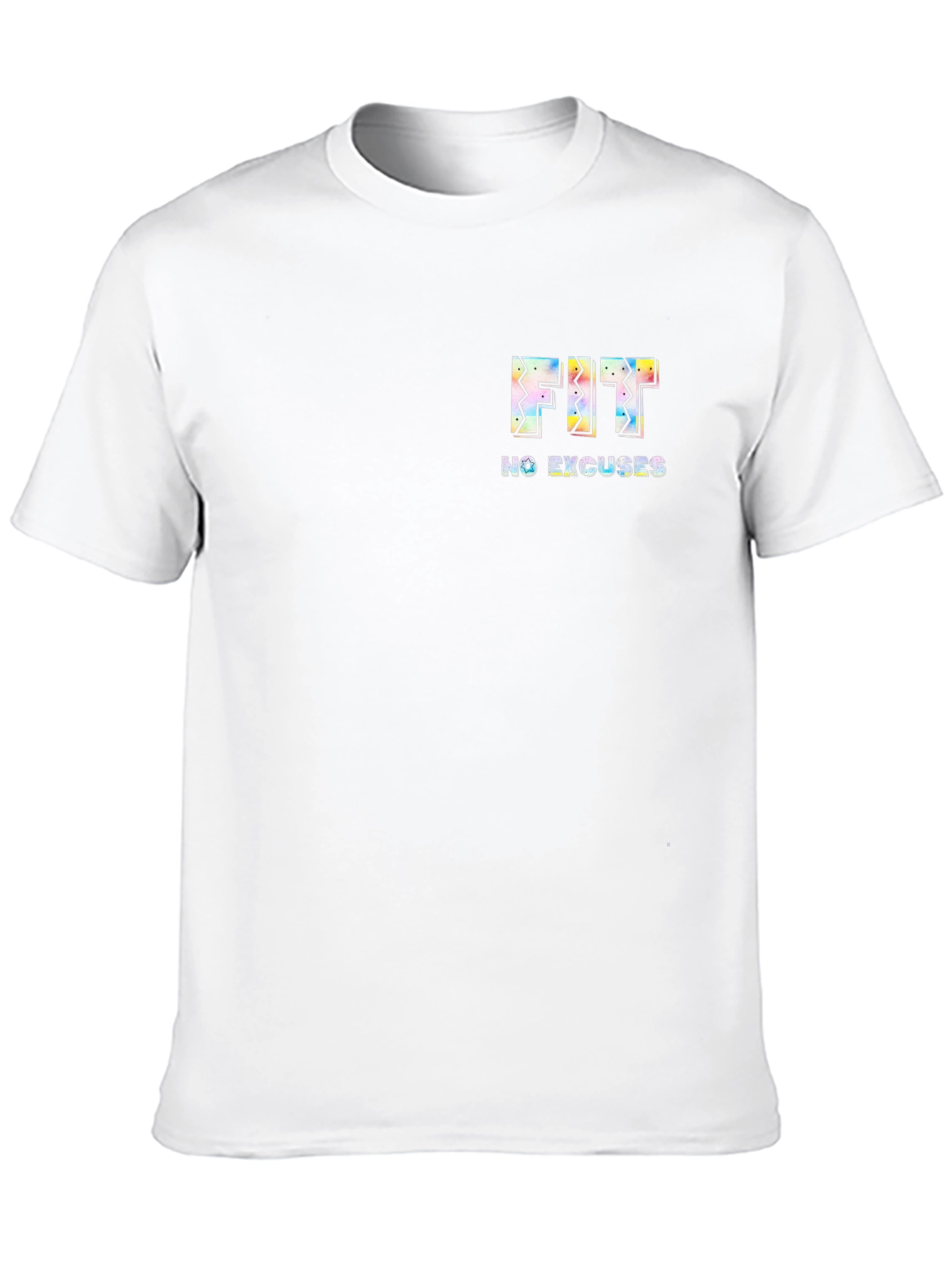 Mens Black FIT No Excuses T-Shirt
