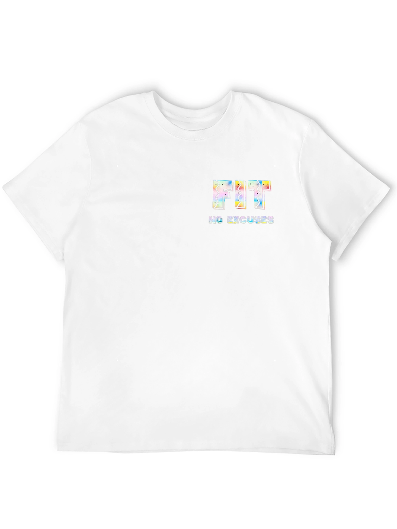 Mens Black FIT No Excuses T-Shirt
