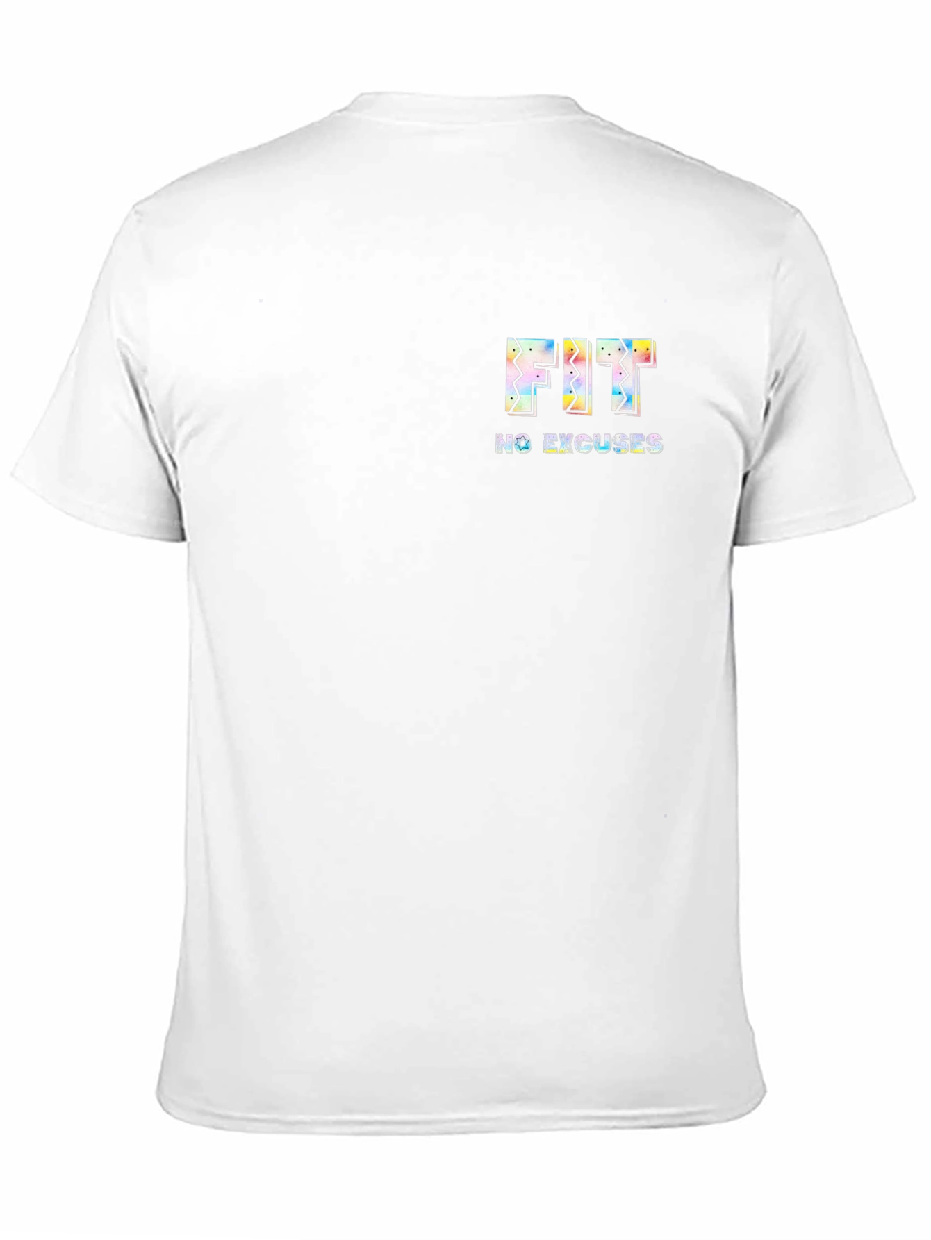 Mens Black FIT No Excuses T-Shirt