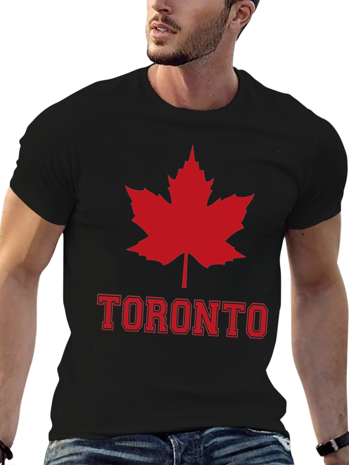 Toronto Maple Leaf Graphic Tee - Black