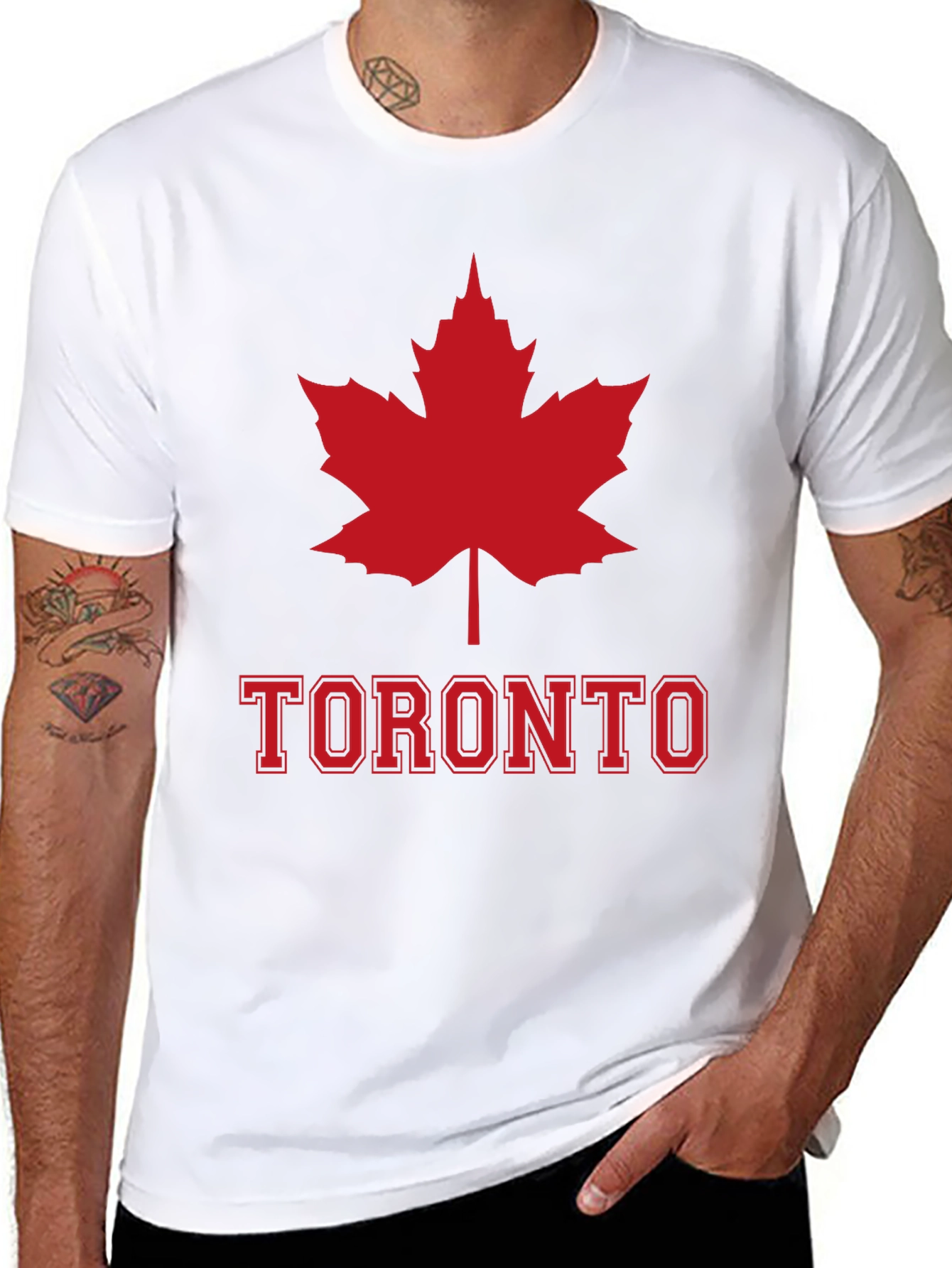 Toronto Maple Leaf Graphic Tee - Black