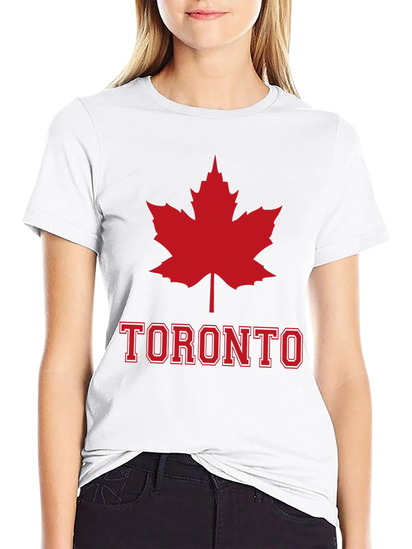 Toronto Maple Leaf Graphic Tee - Black