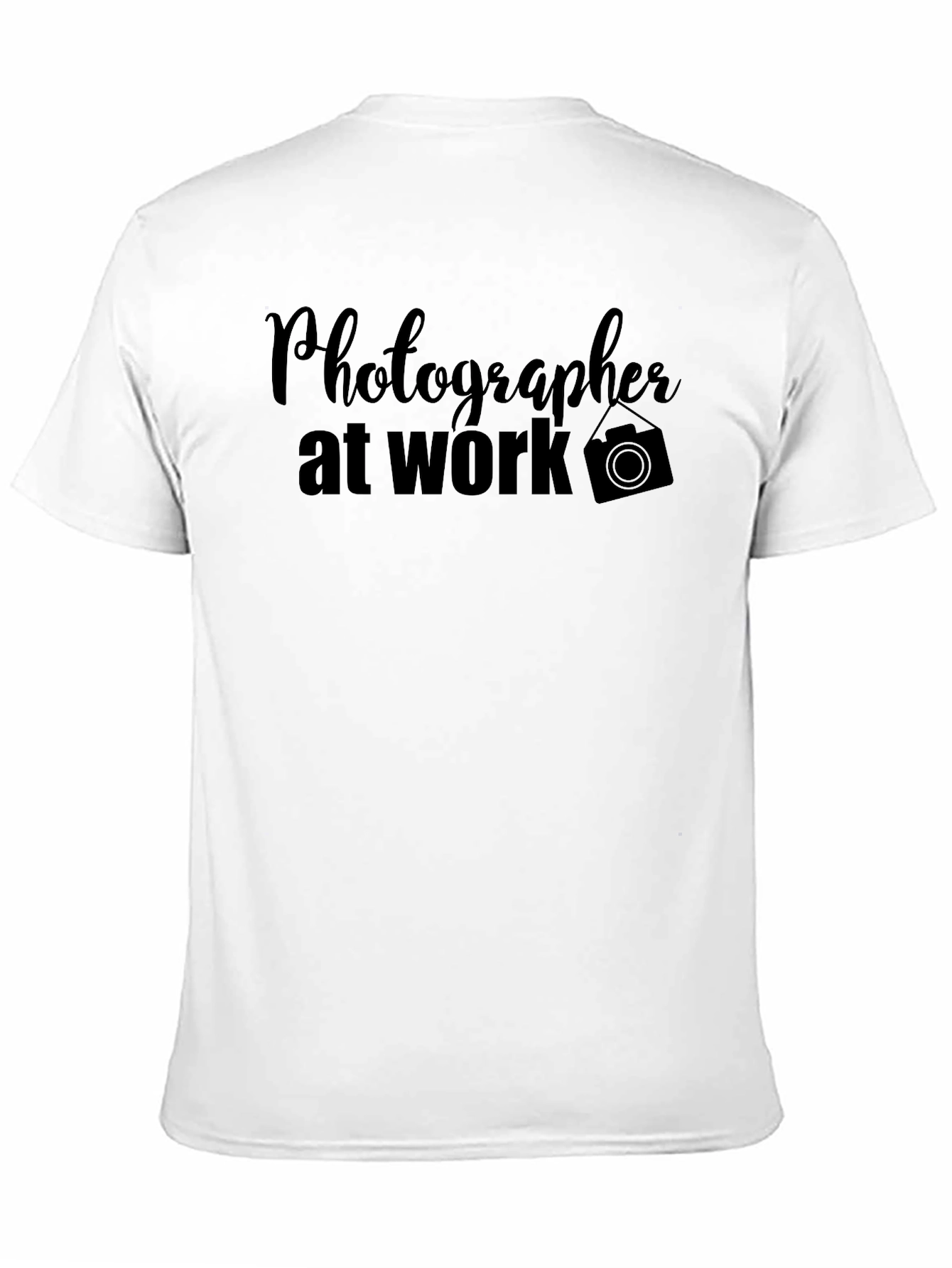 Photographer at Work Black Graphic Tee