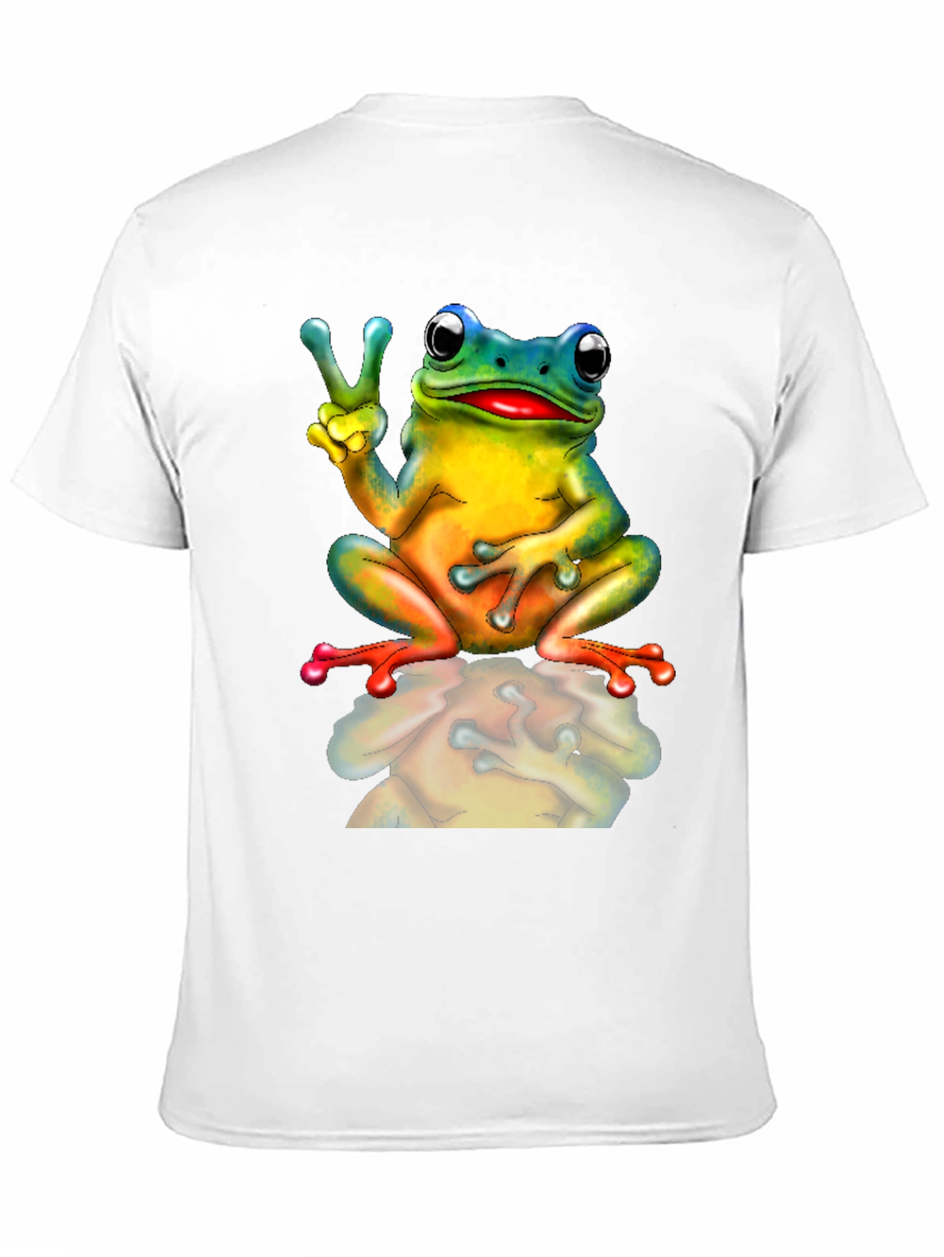 Peace Frog Graphic T-Shirt - Mens Black Tee