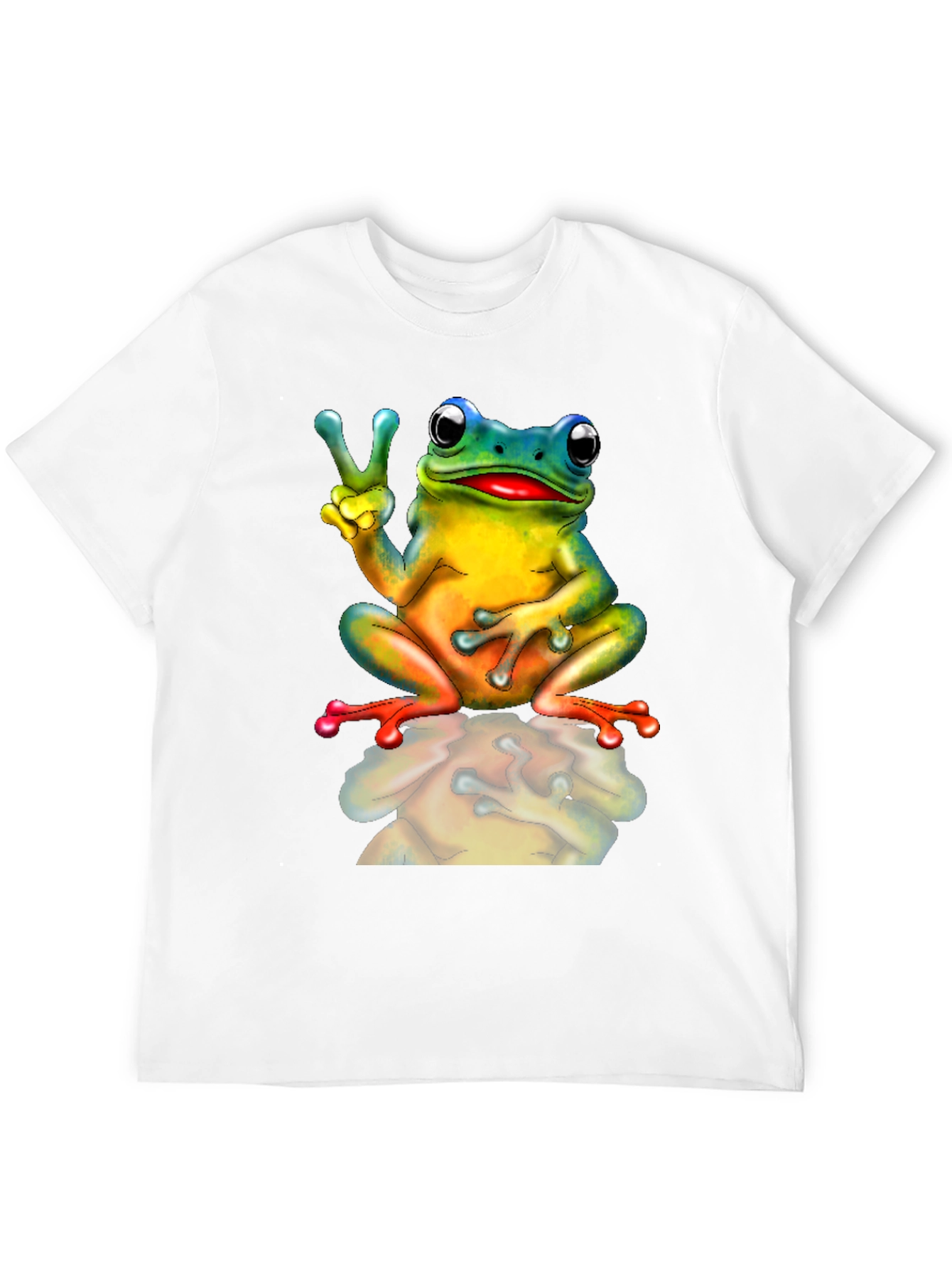 Peace Frog Graphic T-Shirt - Mens Black Tee