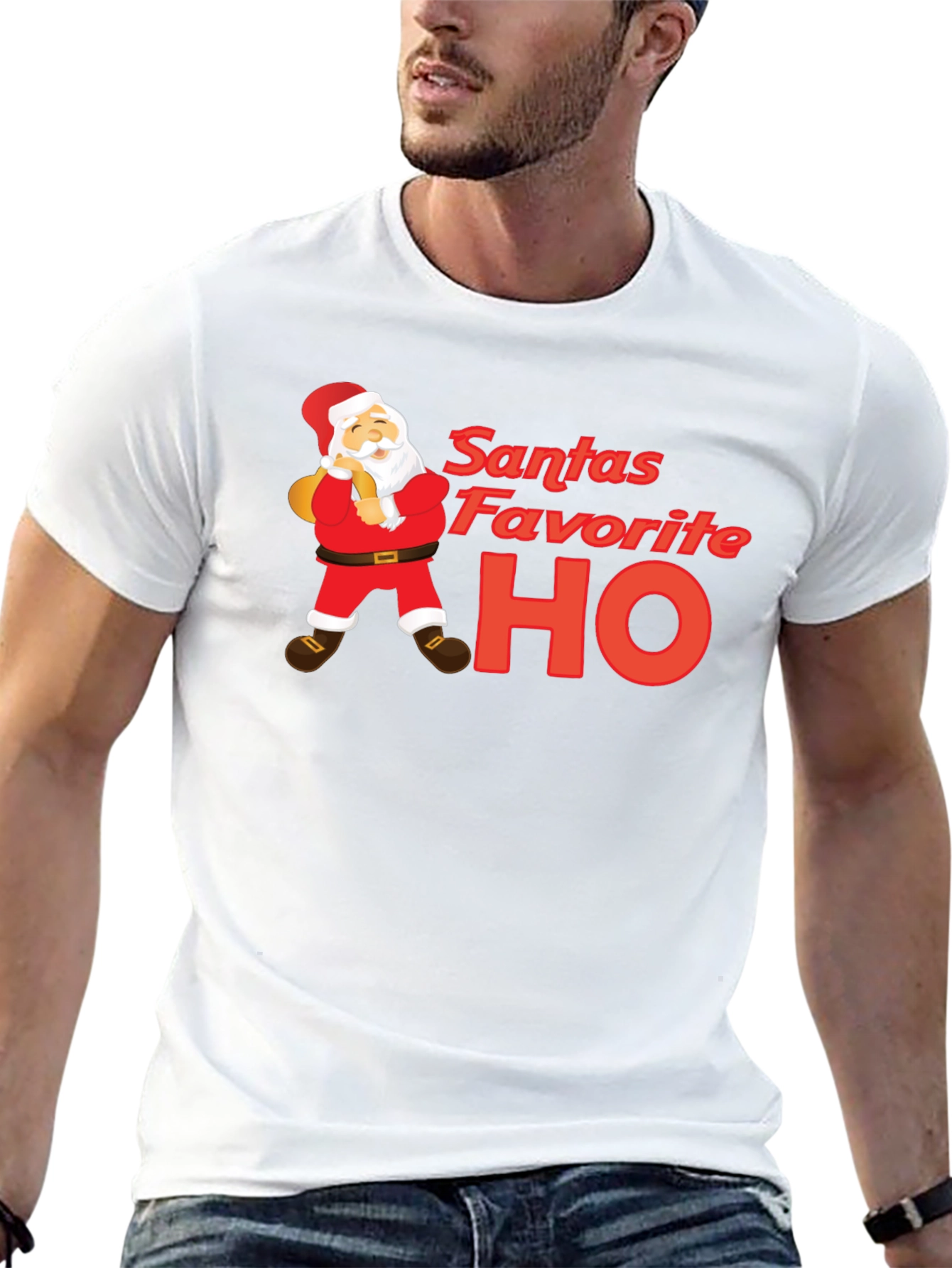 Santas Favorite HO Christmas T-Shirt
