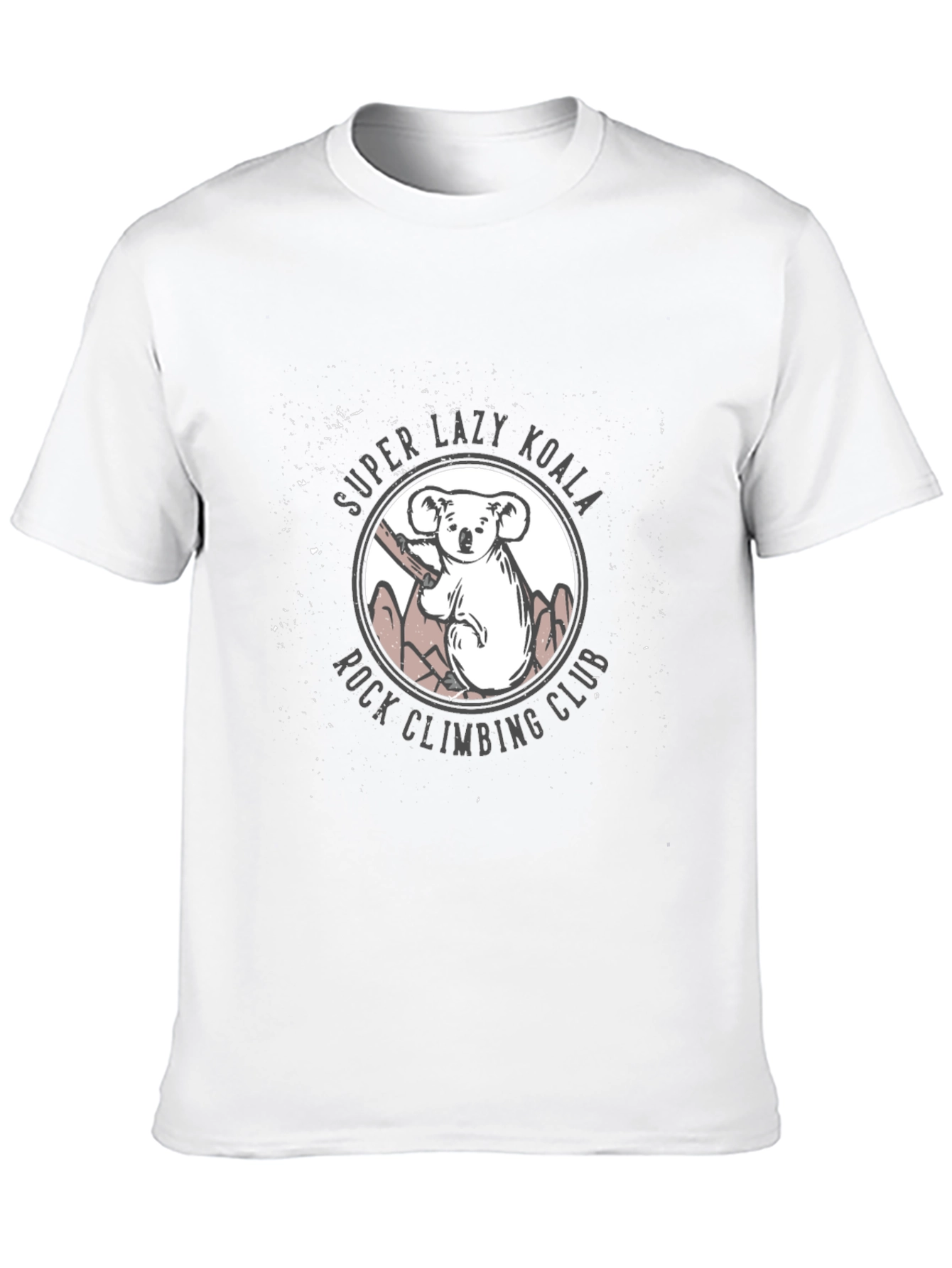 Super Lazy Koala Rock Climbing Club Graphic Tee