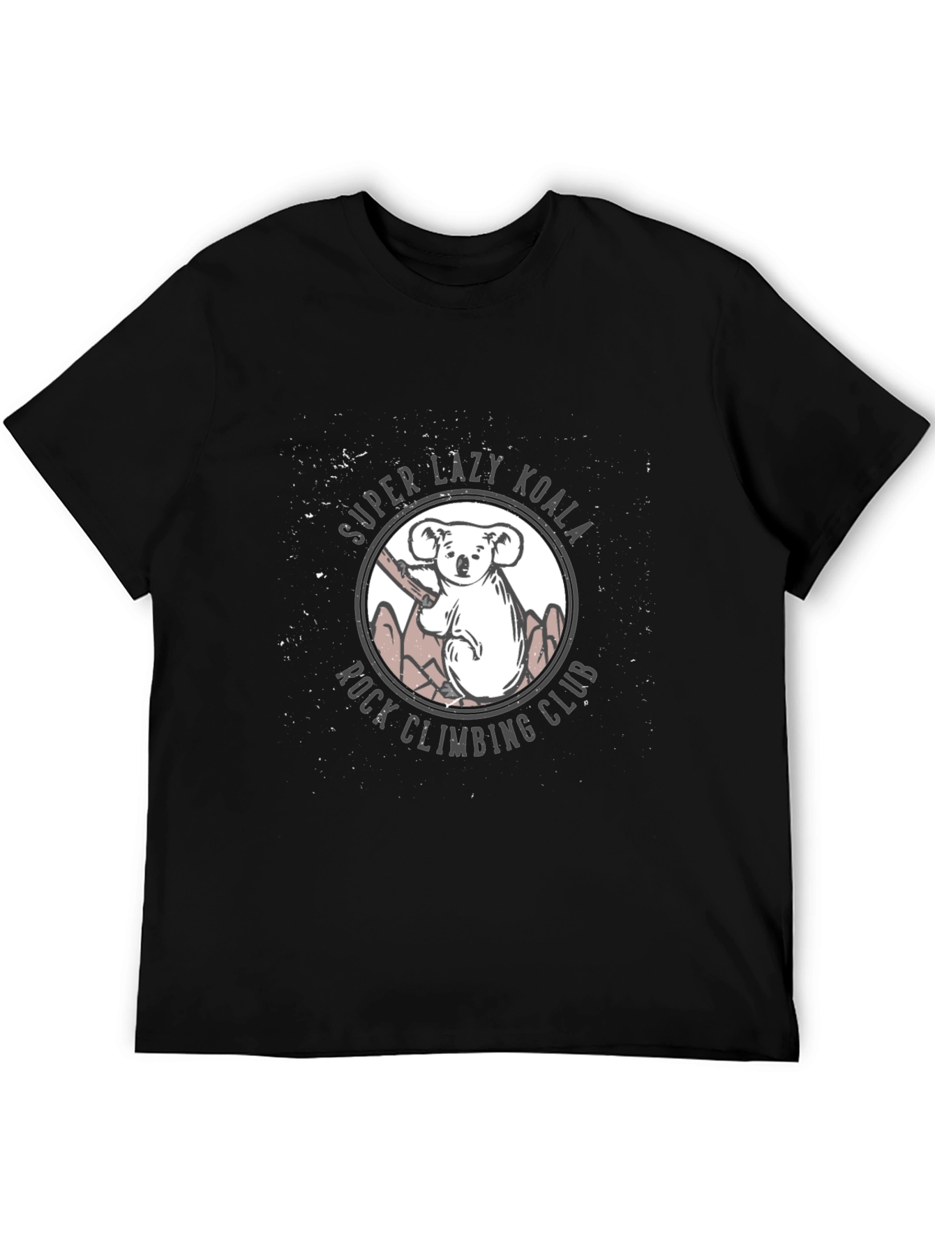 Super Lazy Koala Rock Climbing Club Graphic Tee
