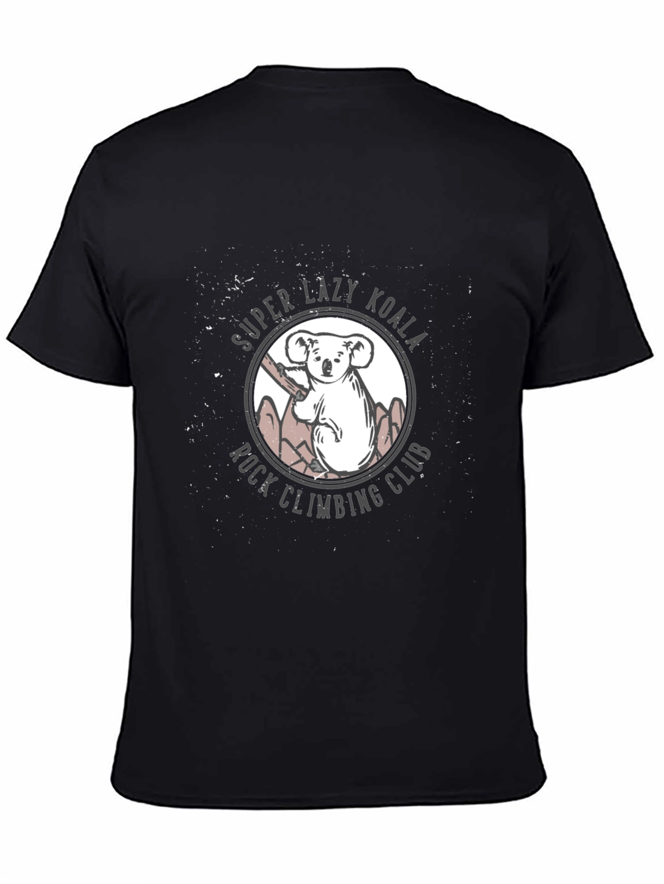 Super Lazy Koala Rock Climbing Club Graphic Tee