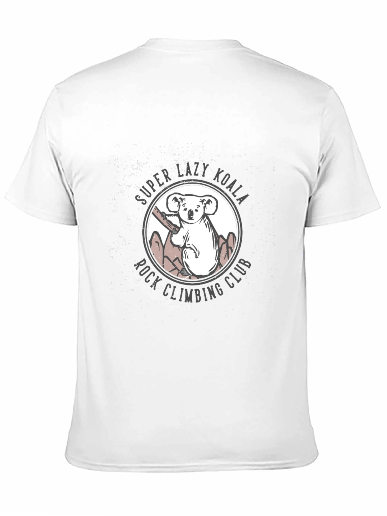 Super Lazy Koala Rock Climbing Club Graphic Tee