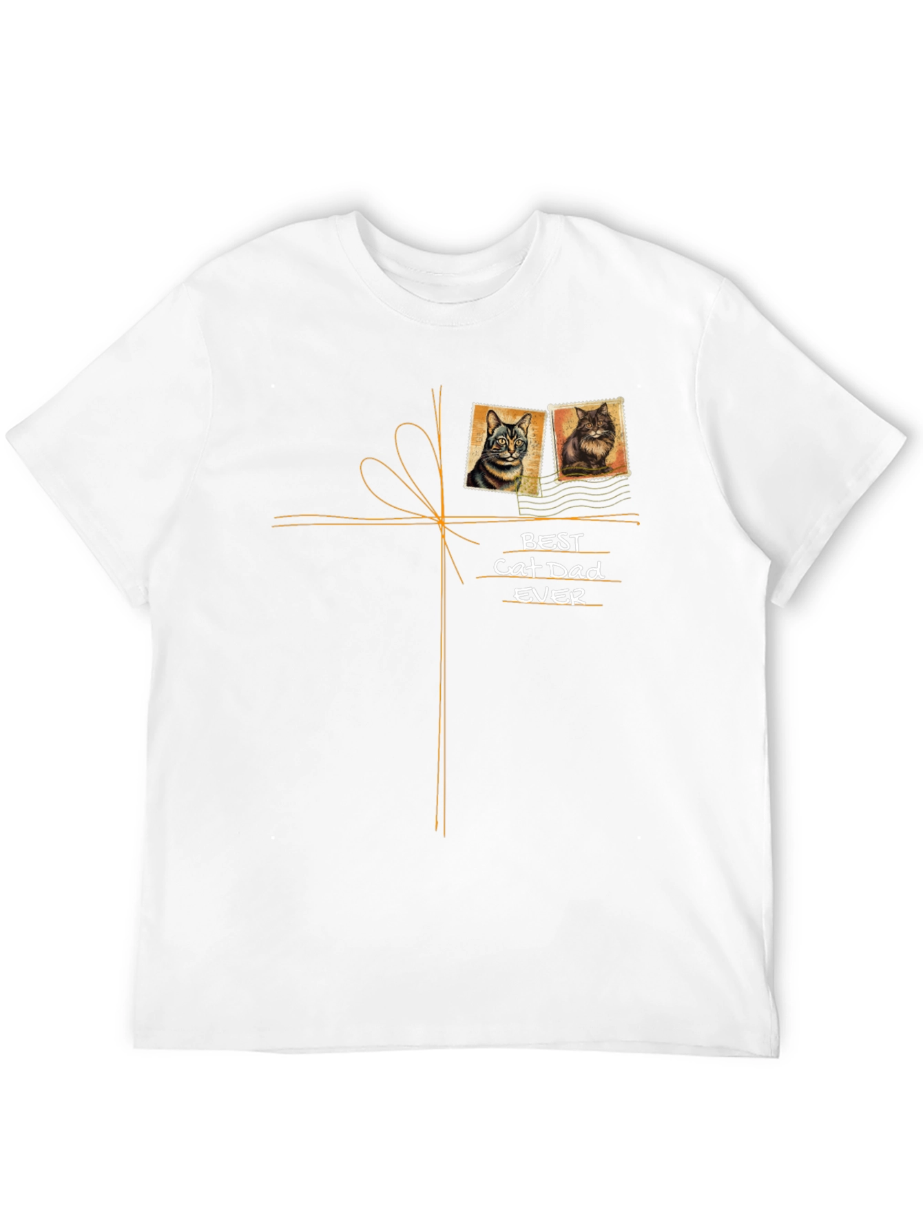 Best Cat Dad Ever T-Shirt - Unique Gift Idea