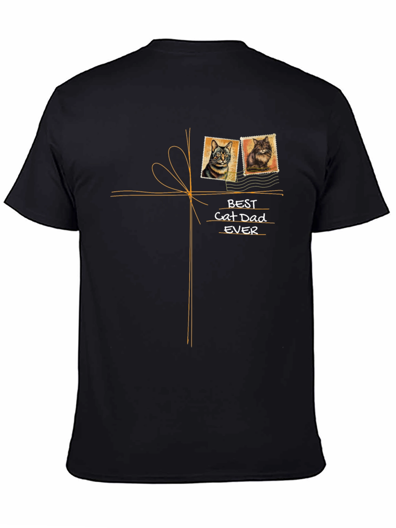Best Cat Dad Ever T-Shirt - Unique Gift Idea