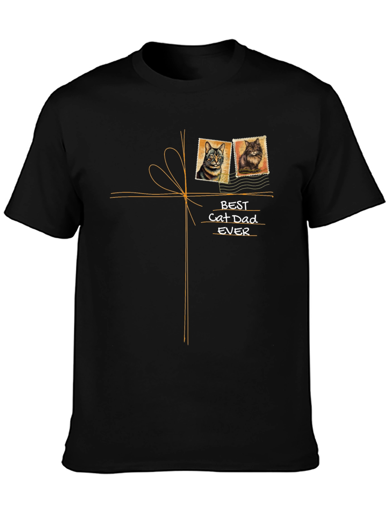 Best Cat Dad Ever T-Shirt - Unique Gift Idea