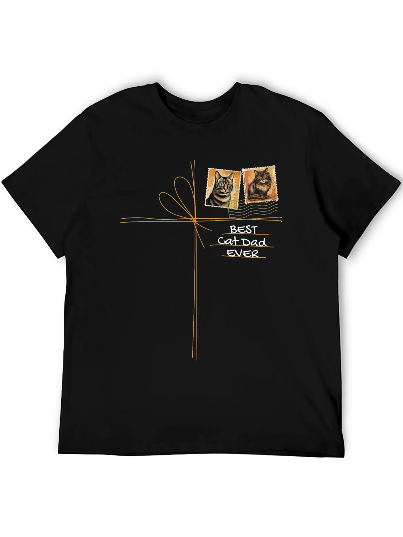 Best Cat Dad Ever T-Shirt - Unique Gift Idea