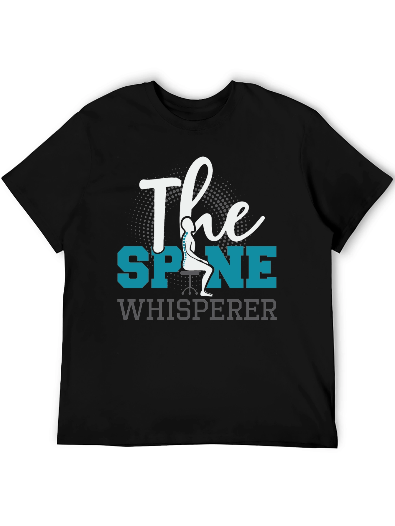 The Spine Whisperer Black Graphic Tee