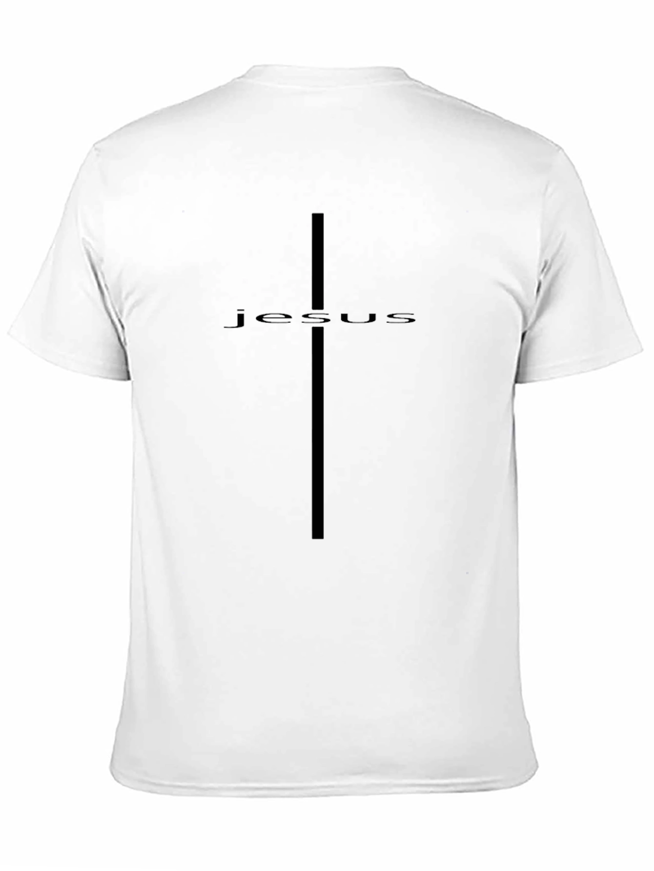 Jesus Cross Black T-Shirt Christian Apparel