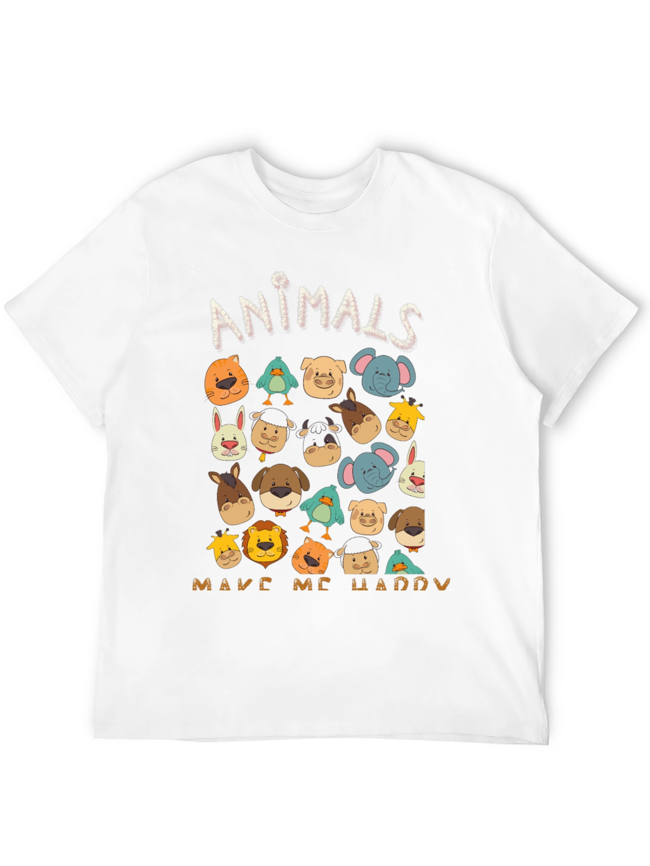 Animals Make Me Happy T-Shirt