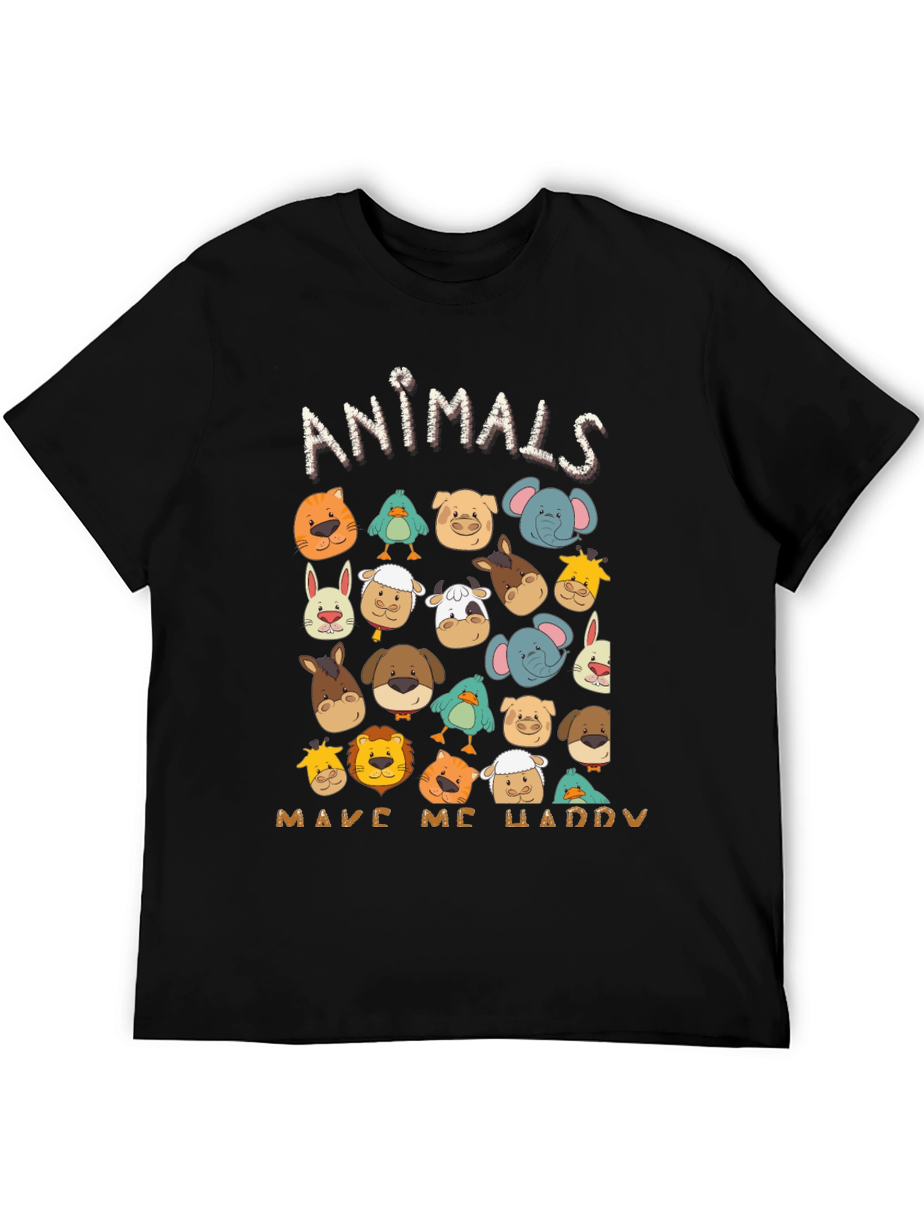 Animals Make Me Happy T-Shirt