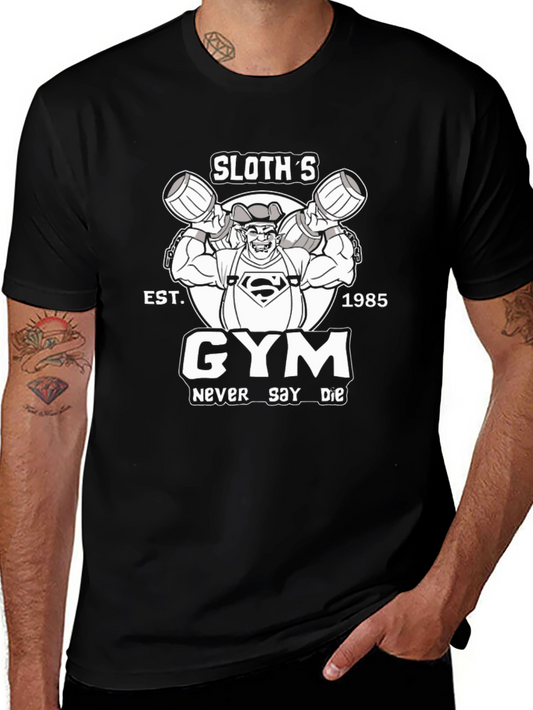 Sloths Gym T-Shirt - Never Say Die - Est. 1985