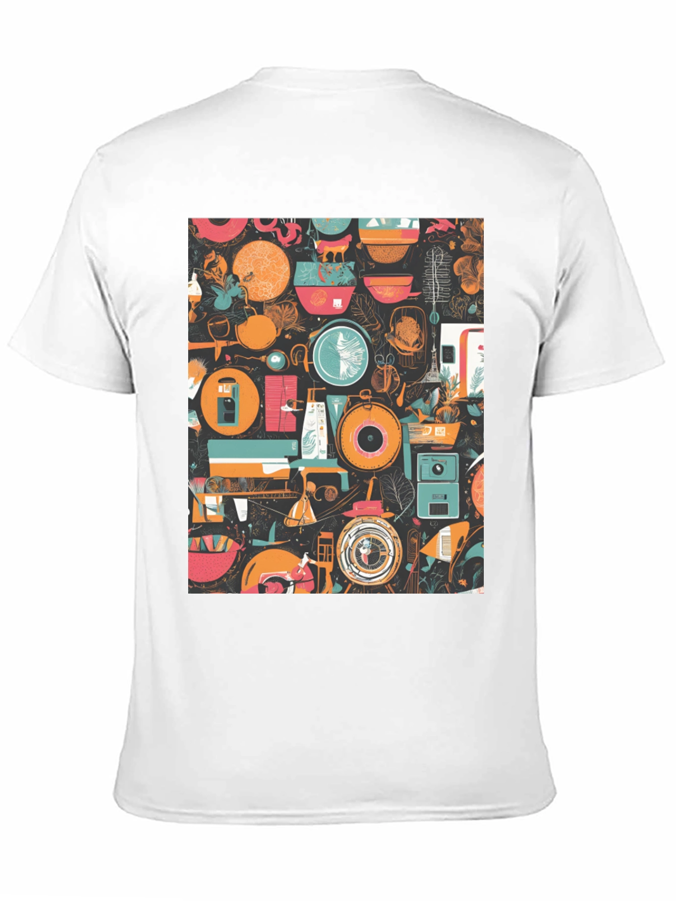 Abstract Pattern Graphic Print T-Shirt