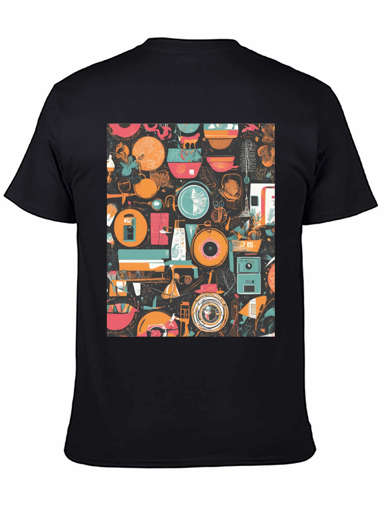 Abstract Pattern Graphic Print T-Shirt