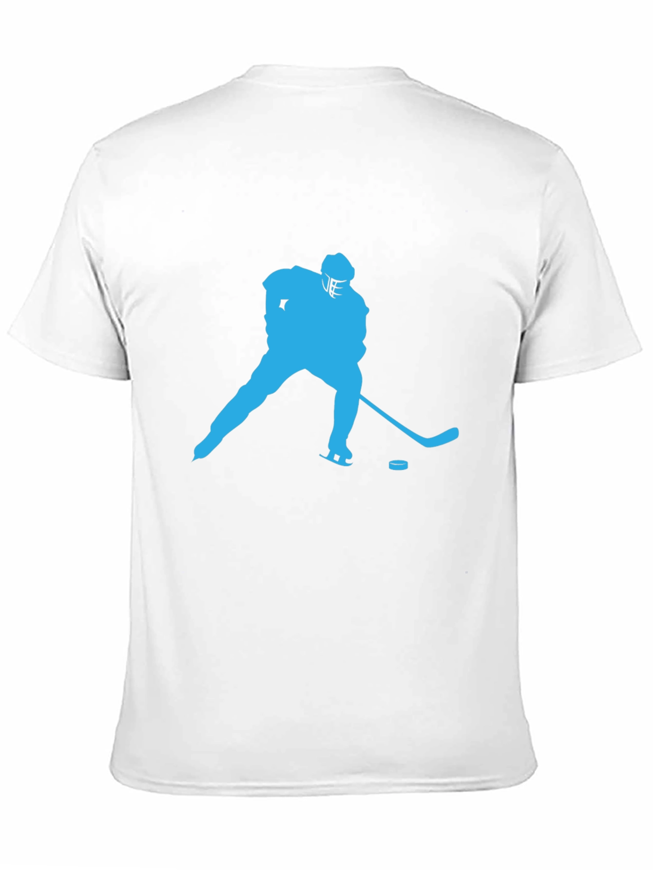Hockey Player Graphic Tee - Black