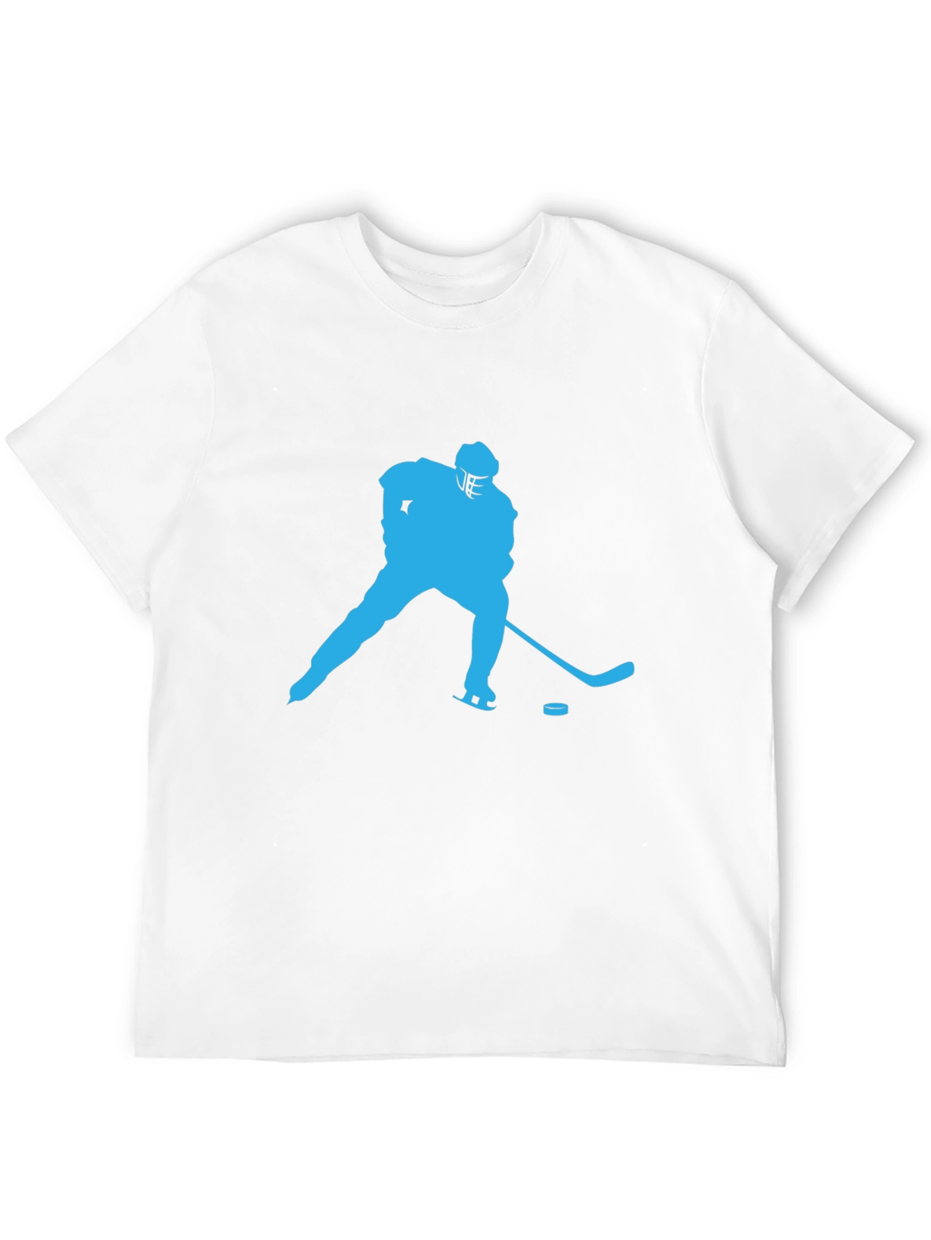 Hockey Player Graphic Tee - Black
