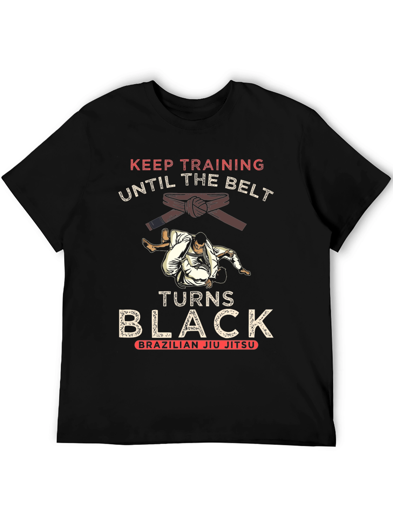 BJJ Training Black T-Shirt