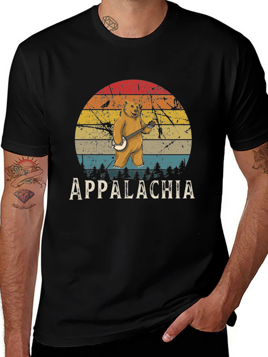 Appalachia Bear Banjo T-Shirt