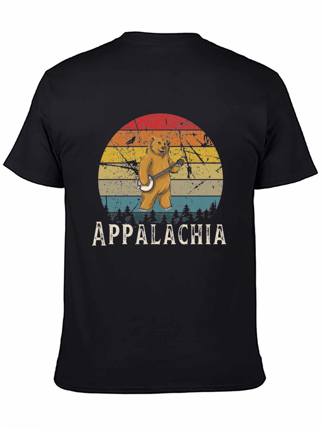 Appalachia Bear Banjo T-Shirt