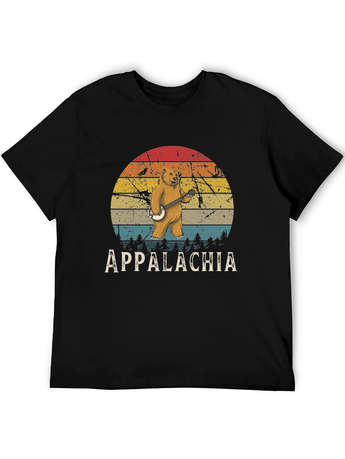 Appalachia Bear Banjo T-Shirt