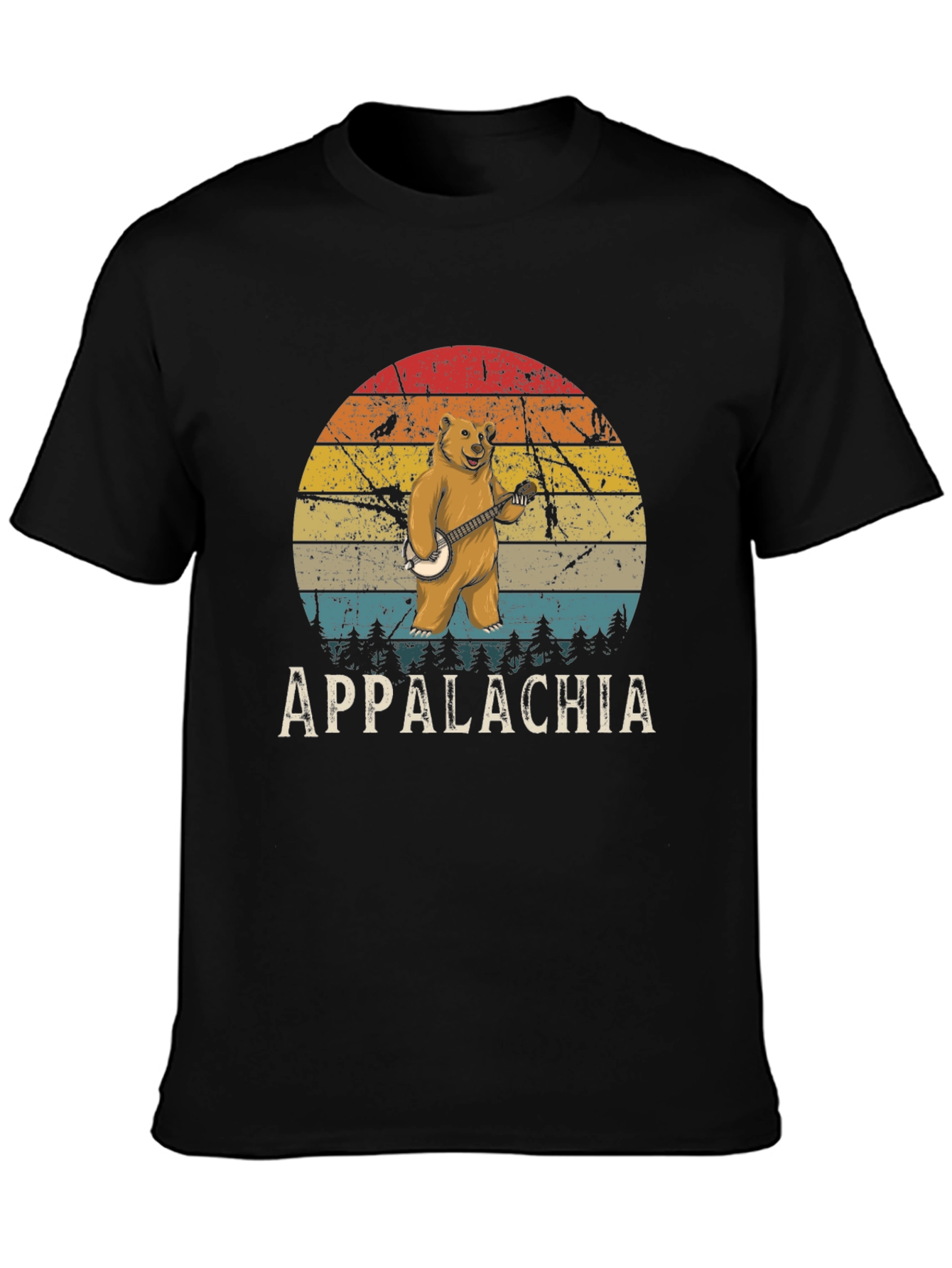 Appalachia Bear Banjo T-Shirt