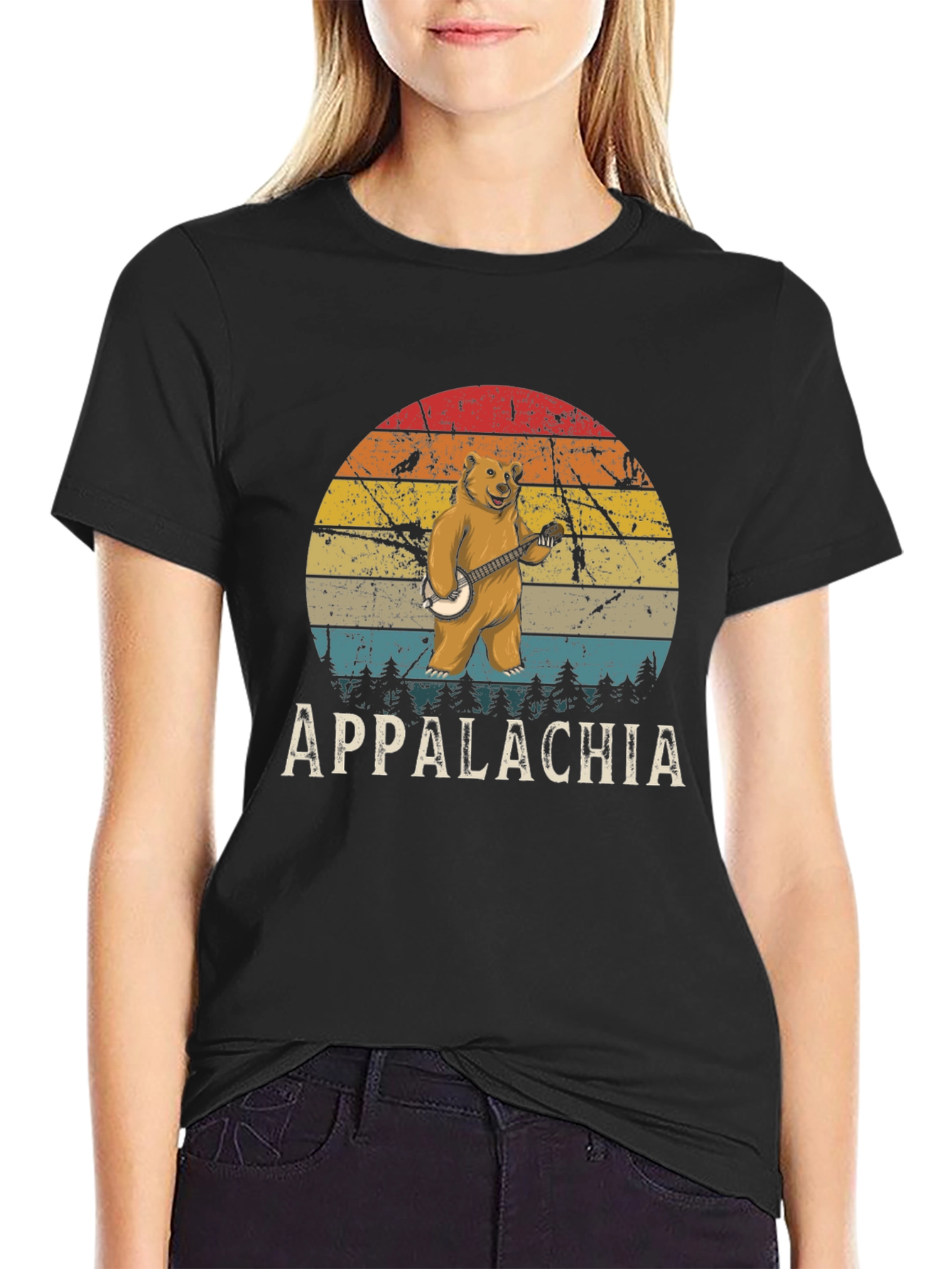 Appalachia Bear Banjo T-Shirt