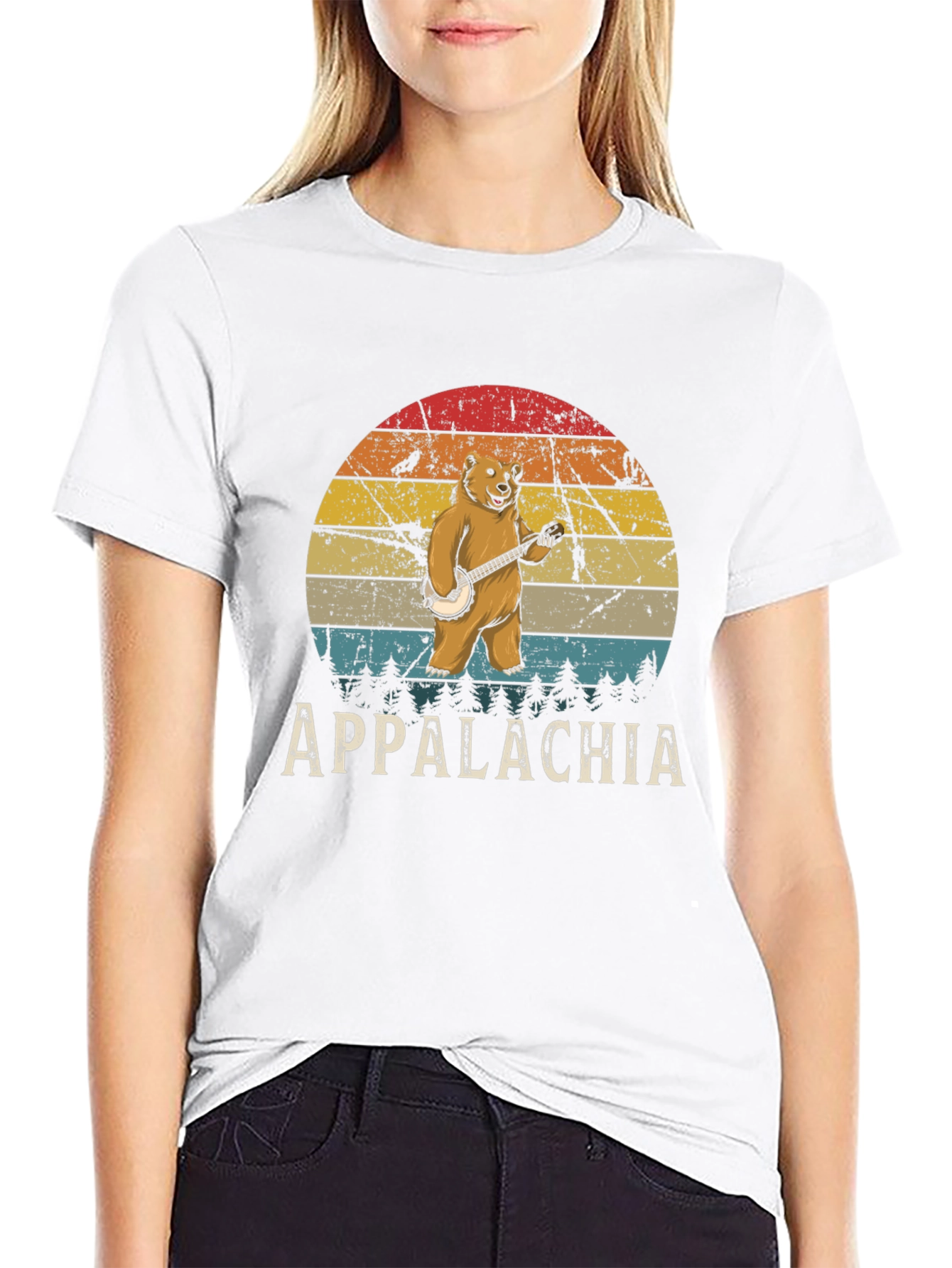 Appalachia Bear Banjo T-Shirt