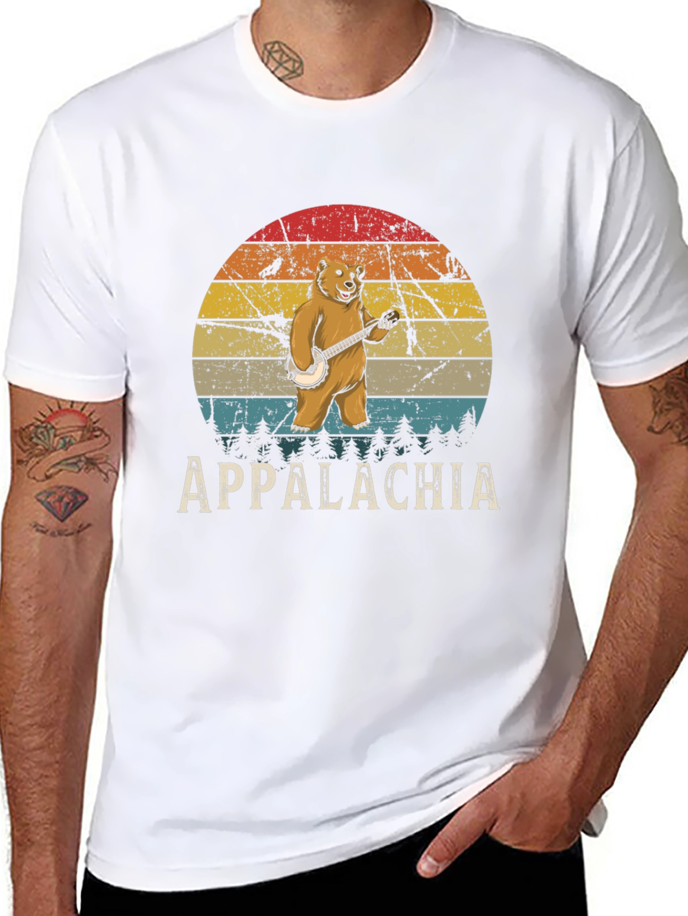 Appalachia Bear Banjo T-Shirt