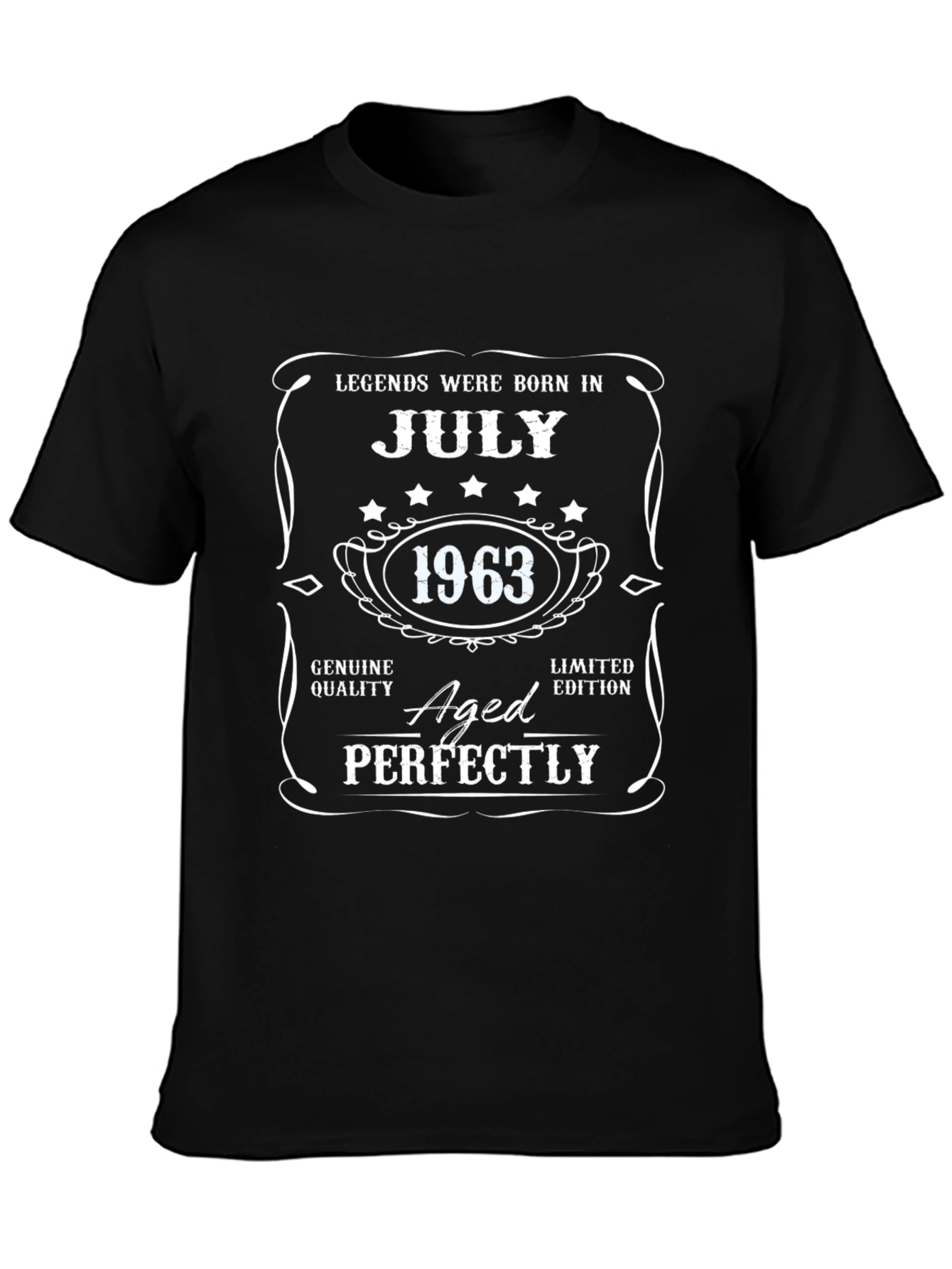 Legends Born in July 1963 T-Shirt Aged Perfectly