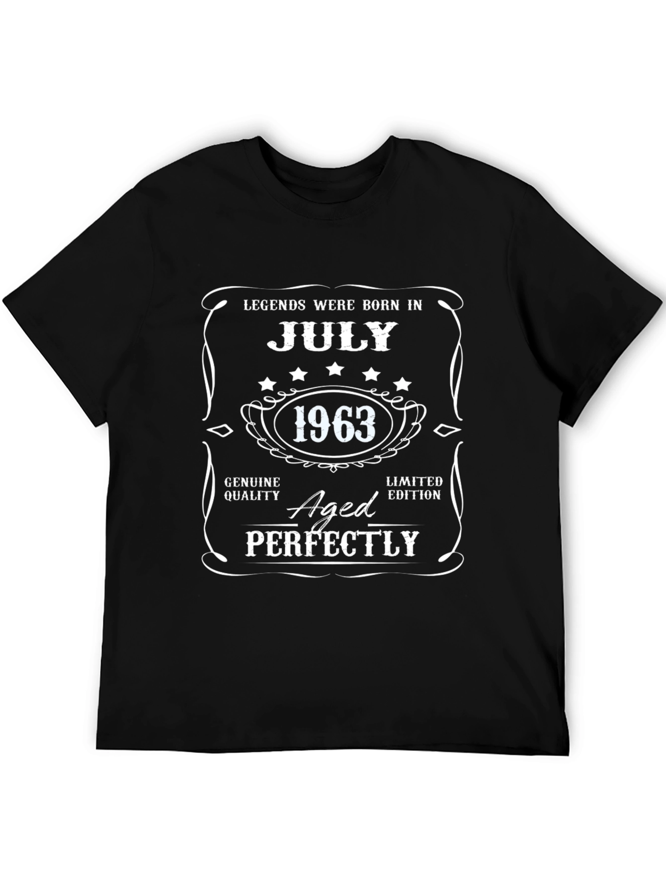 Legends Born in July 1963 T-Shirt Aged Perfectly
