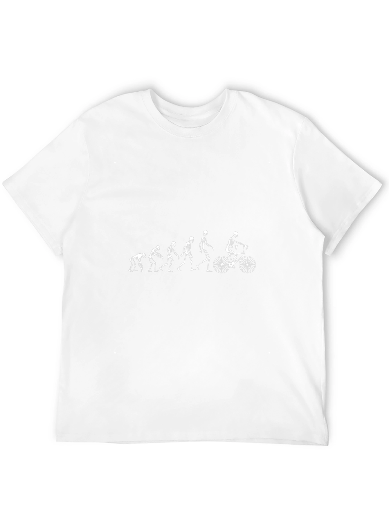 Evolution Skeleton Biker Black Graphic Tee