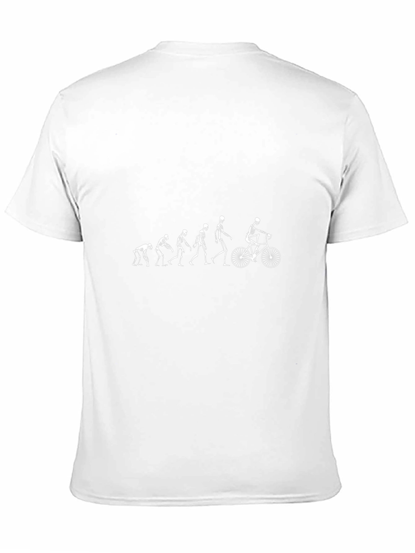 Evolution Skeleton Biker Black Graphic Tee