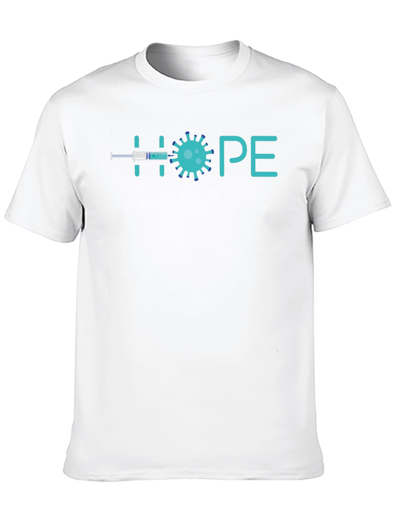 HOPE T-Shirt: Vaccine Virus Positive Message Unisex