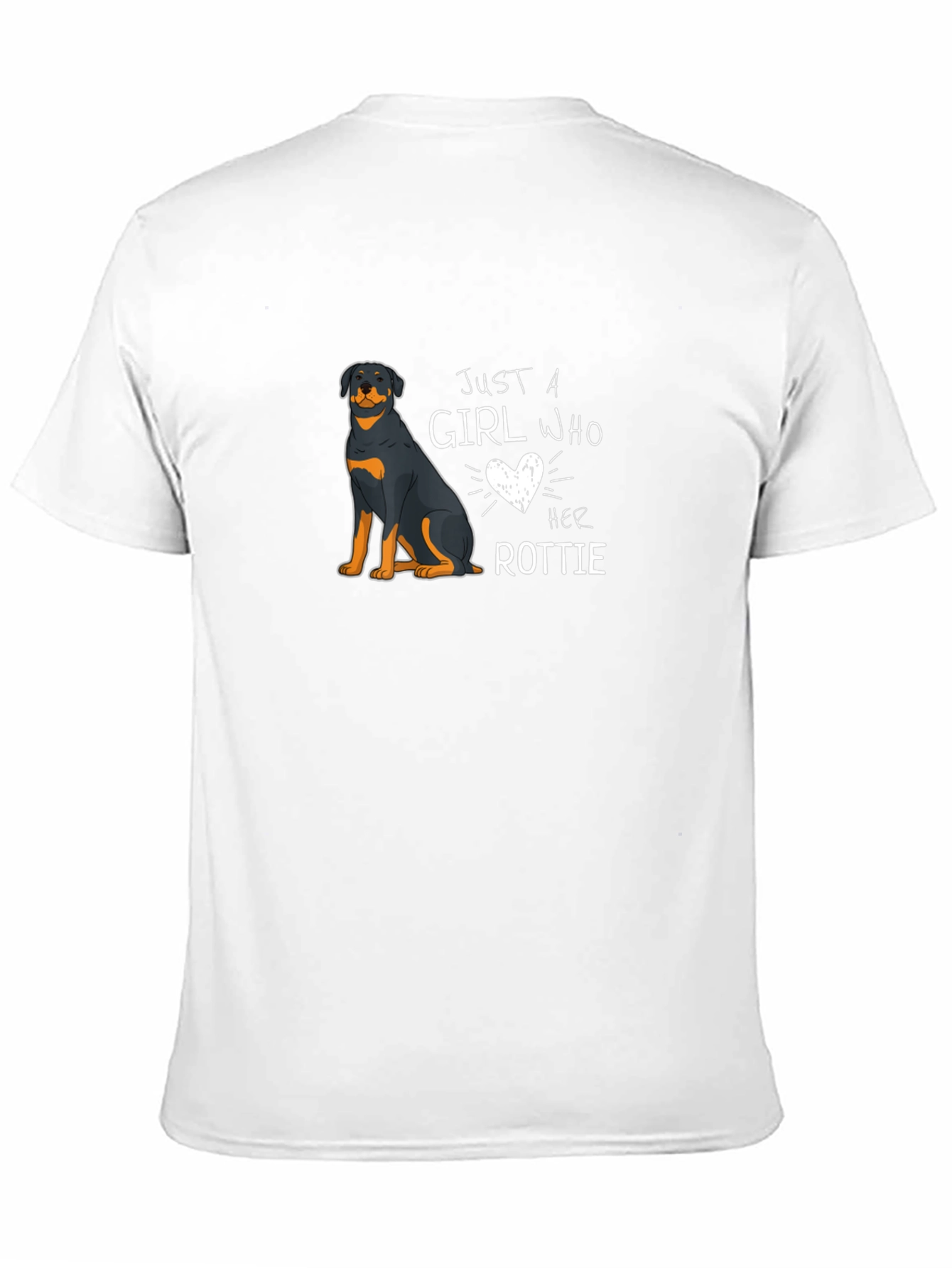 Just a Girl Who Loves Her Rottie T-Shirt