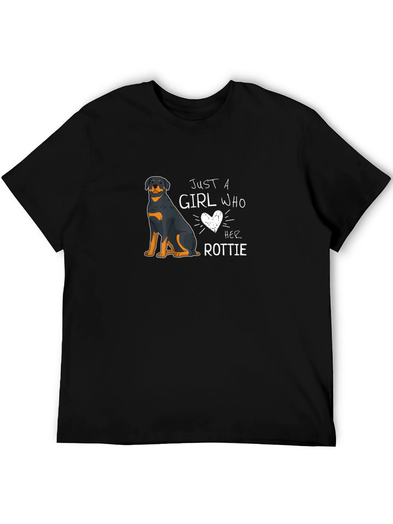 Just a Girl Who Loves Her Rottie T-Shirt