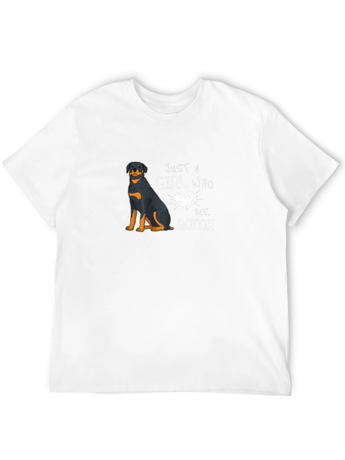 Just a Girl Who Loves Her Rottie T-Shirt