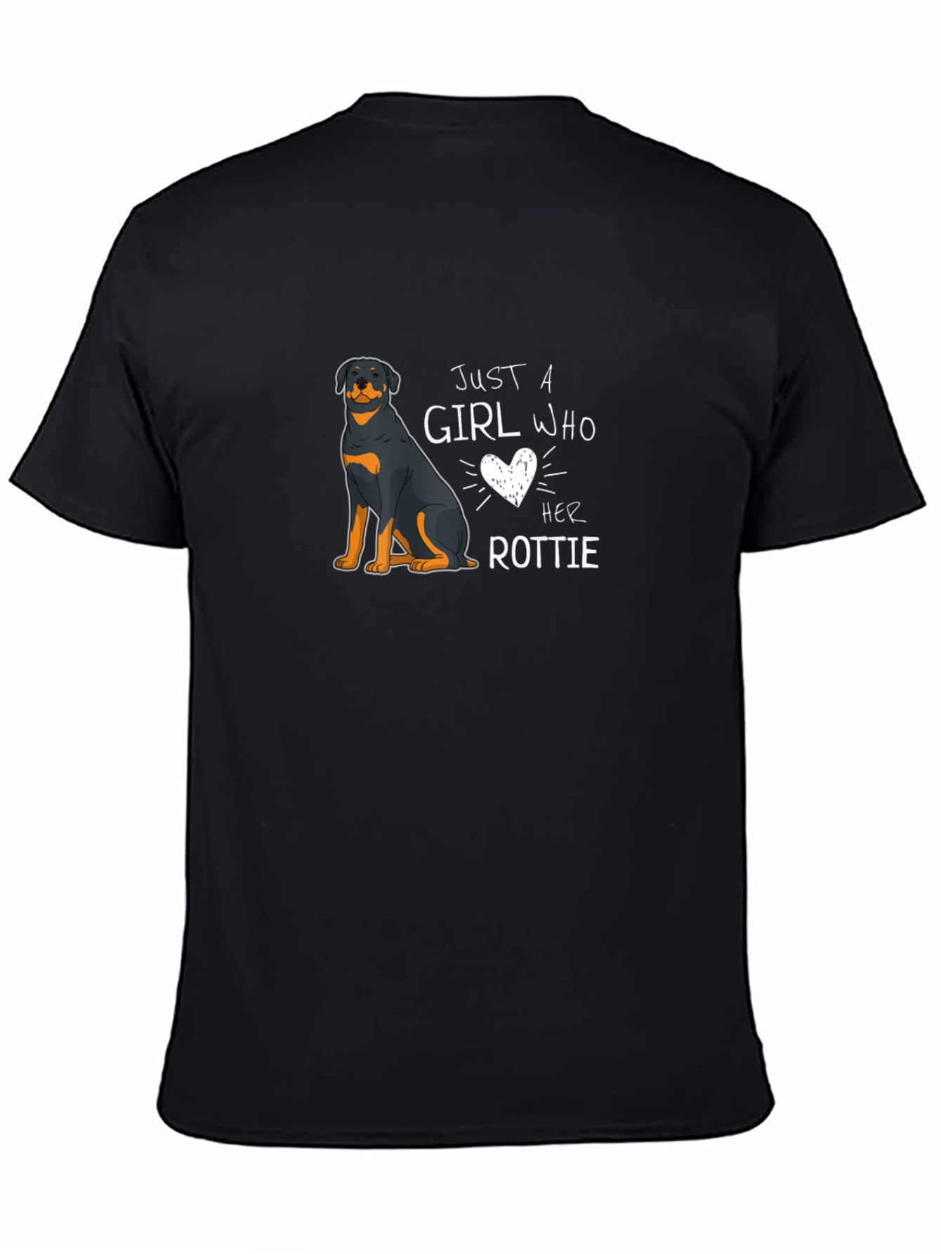 Just a Girl Who Loves Her Rottie T-Shirt