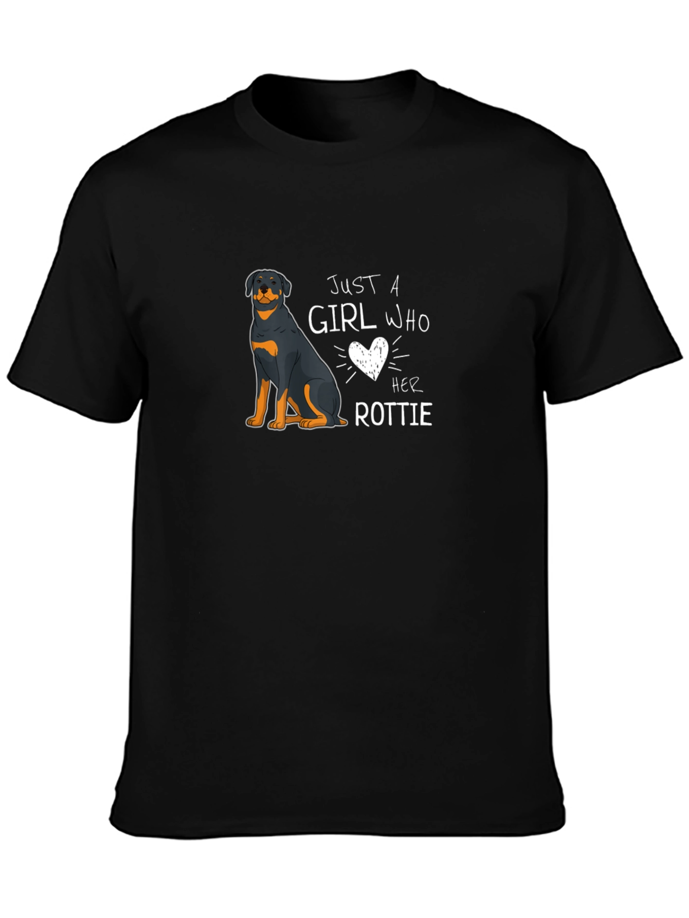 Just a Girl Who Loves Her Rottie T-Shirt