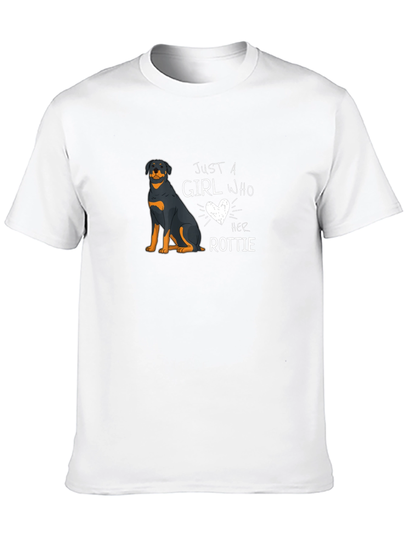 Just a Girl Who Loves Her Rottie T-Shirt