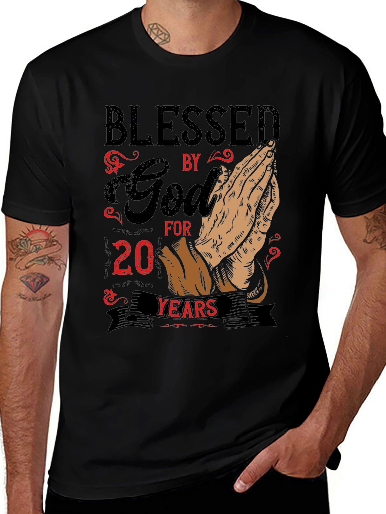 Blessed By God T-Shirt - 20 Years