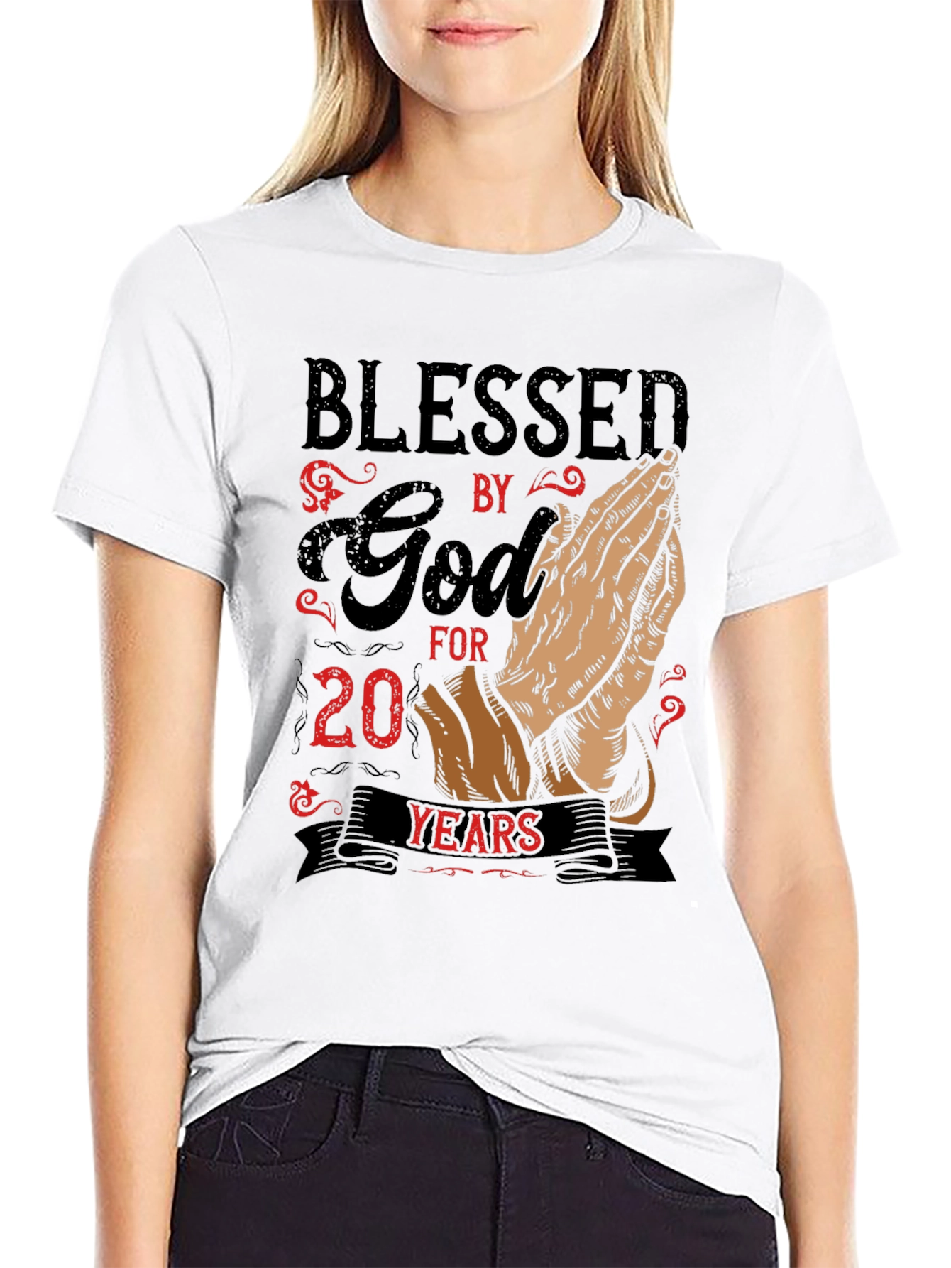 Blessed By God T-Shirt - 20 Years