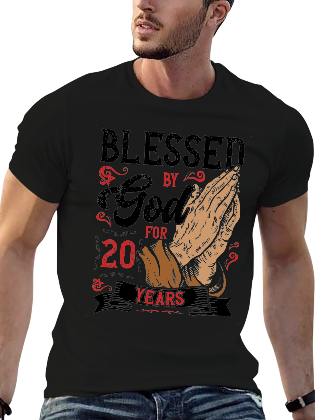Blessed By God T-Shirt - 20 Years