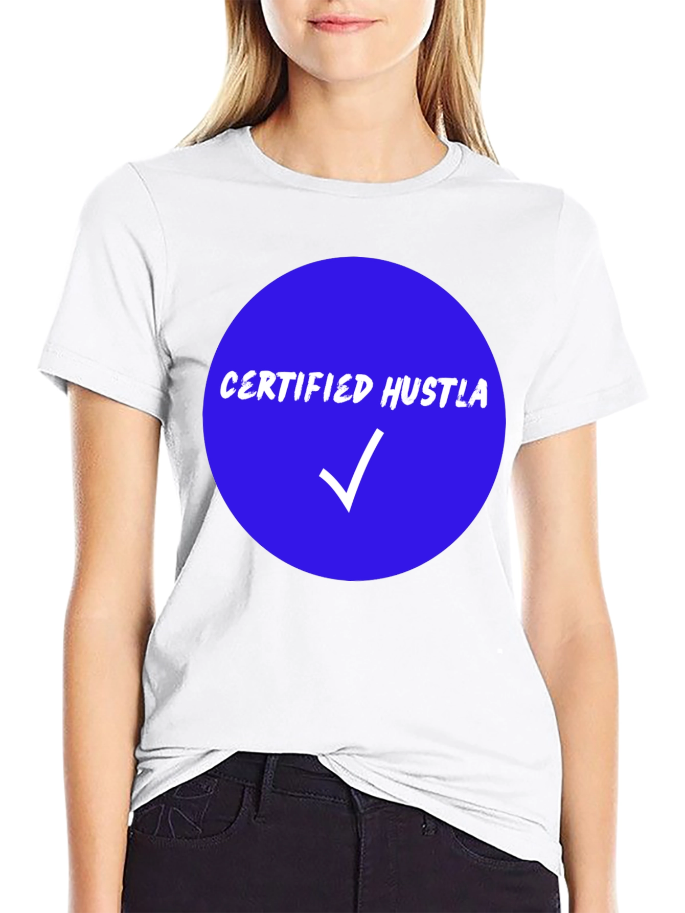 Certified Hustla Black Graphic Tee